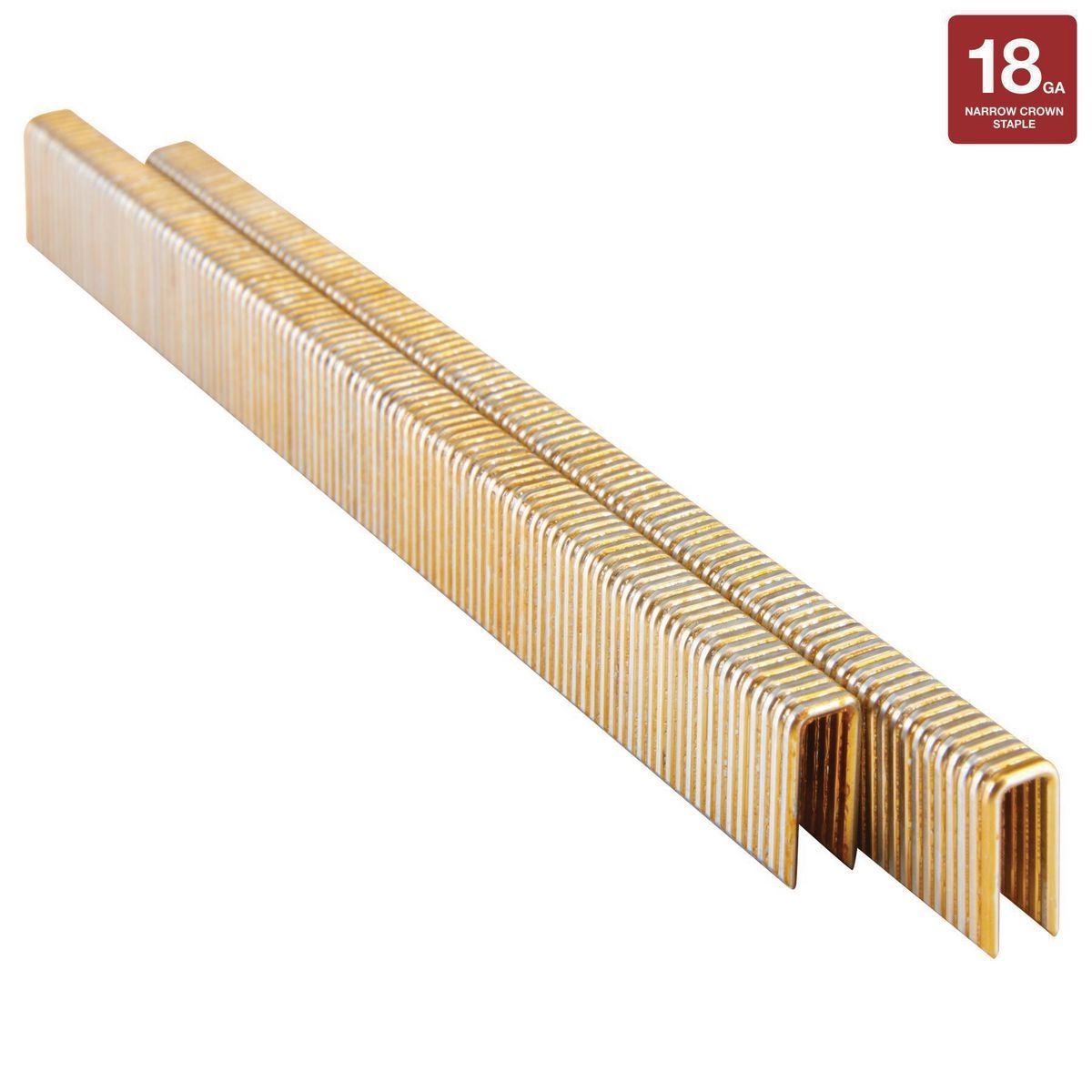 Grapas galvanizadas de 18 GA x 1/4 de pulgada de corona y 1/2 de pulgada, Fastenstrong, paquete de 2500 piezas - 57378