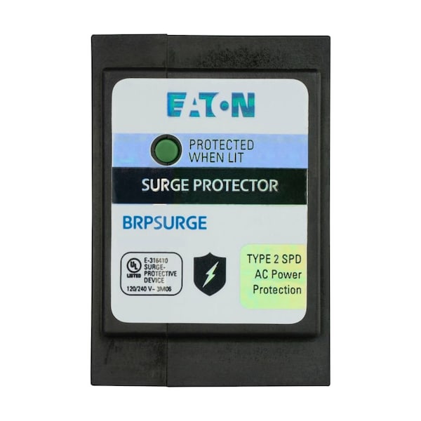 Eaton Type BR circuit breaker surge protective device, Two Pole, Plug-on Neutral Surge Protective Device - BRPSURGE