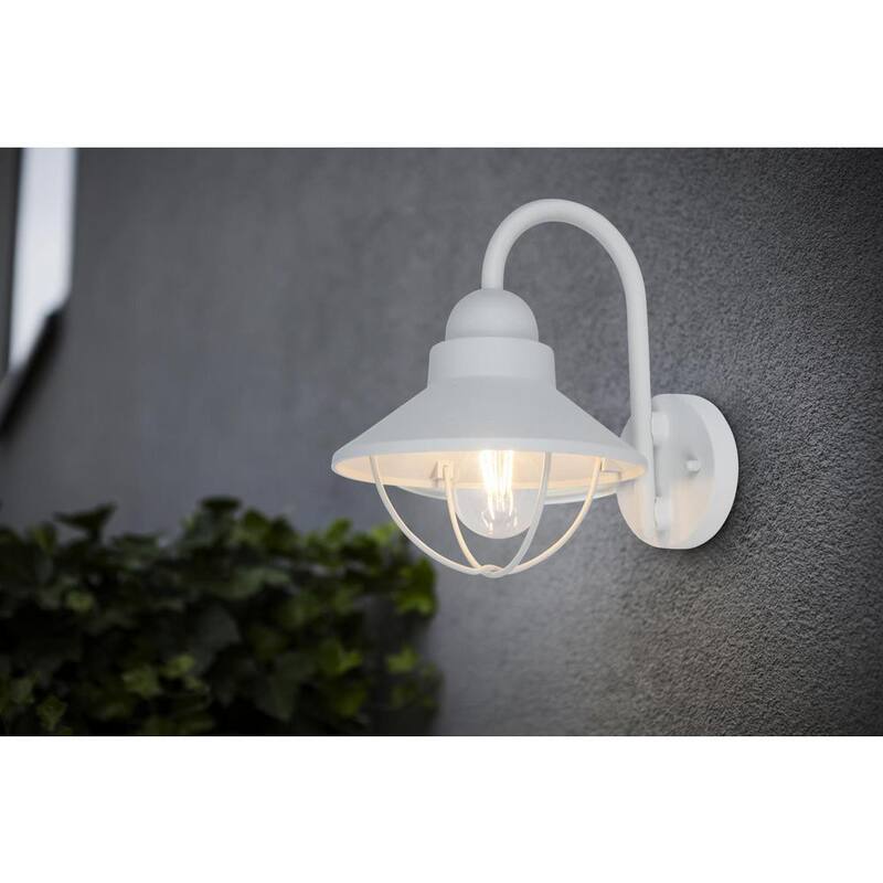 LUTEC Coastal Mystic 1-Light White Outdoor Wall Lantern Sconce - 5282001331

Linterna de pared exterior blanca de un solo foco LUTEC Coastal Mystic - 5282001331.