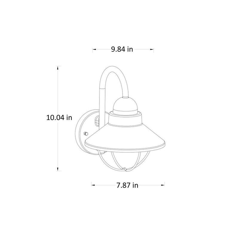 LUTEC Coastal Mystic 1-Light White Outdoor Wall Lantern Sconce - 5282001331

Linterna de pared exterior blanca de un solo foco LUTEC Coastal Mystic - 5282001331.
