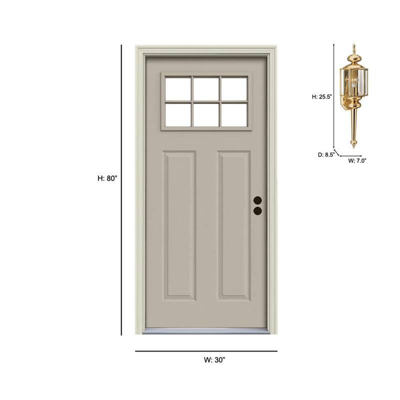 Generación Iluminación Clásica 7 pulgadas W 1-Luz Linterna de Pared Exterior de Latón Pulido con Vidrio Biselado Transparente - 8510-02
