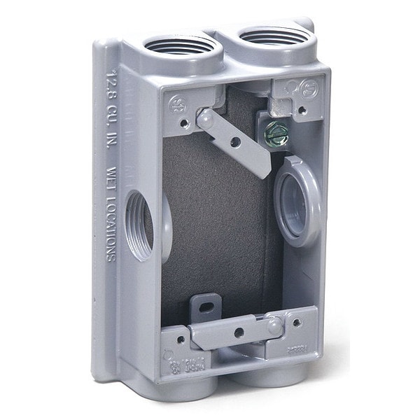 Bell Outdoor Swing Arm Extension, 1 Gang, Aluminum, Extension/Adapter Box Type - 5414-0