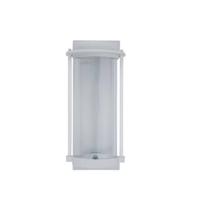 LUTEC Linterna de Pared Sconce Integrada para Exteriores con LED Integrado en Blanco Newport Costa - 5185903331