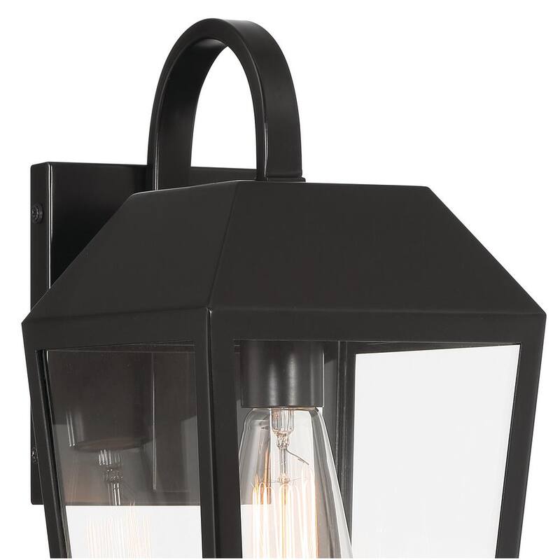 Lámpara de pared resistente para exteriores Easylite Black con cableado incluido - 46133-HBT