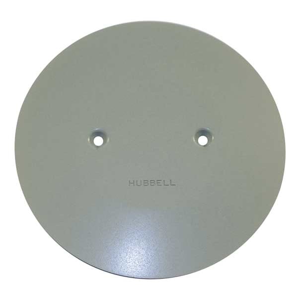 Hubbell Wiring Device-Kellems Abandonment Plate, 1 Gang, PVC - AP2I
