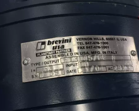 Brevini USA Planetary Gearbox ET 3045/FE