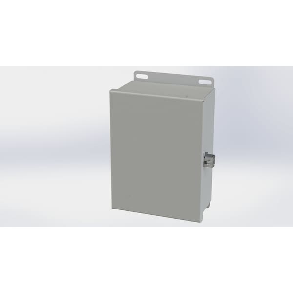 Saginaw Control & Engineering Carbon Steel Electrical Enclosures, 8.13 in H, 3-1/2 in D, 6 in W, NEMA 3R, 4, 12, 13, Hinged - SCE-806CHNF
