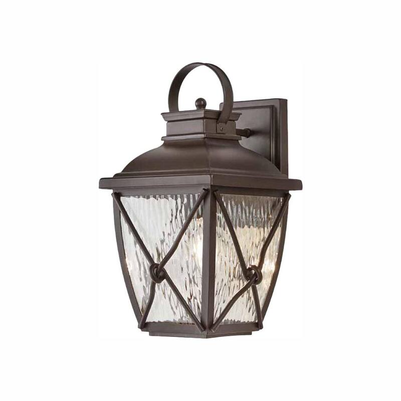 Colección de Decoradores para el Hogar Springbrook 15 pulgadas Rústico 1 Luz Aplique de pared de voltaje de línea para exteriores sin bombilla incluida - HB7087-314