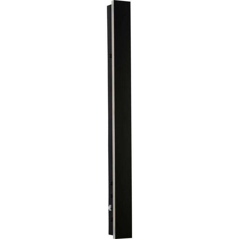 Luminaria de pared para exteriores de LED en color negro mate contemporáneo con conexión fija mediana de Progress Lighting - P560367-31M-CS
