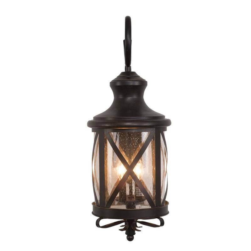 Yosemite Home Decor Colección Lorenza de 4 luces exterior de bronce frotado con aceite con candelabro de pared con montaje de linterna - 5364ORB-L
