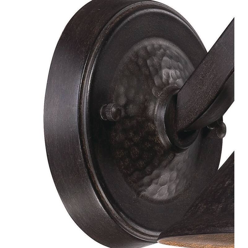 Los grandes espacios al aire libre de Minka Lavery Kirkham 1-Light Aspen Bronze Linterna de pared integrada para exteriores - 8101-A138-L