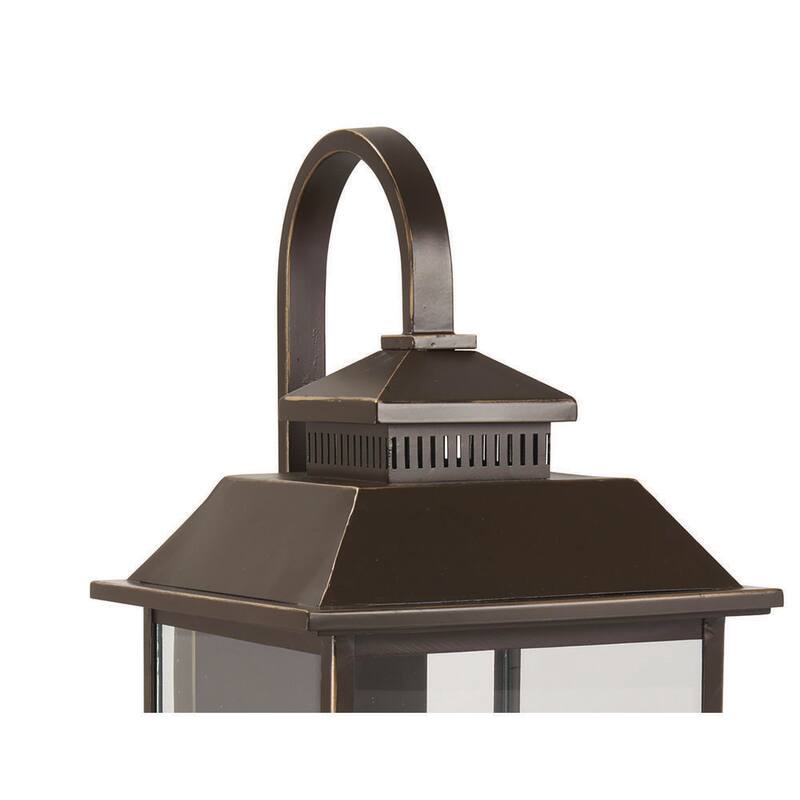 La Gran Outdoors Loft del Minero 4-Luz Aceite Frotado de Bronce con Destellos de Oro Linterna de Pared Exterior Aplique - 72593-143C