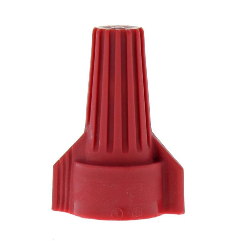 Conectores de alambre rojo IDEAL WingTwist (paquete de 500) - WT52-500B
