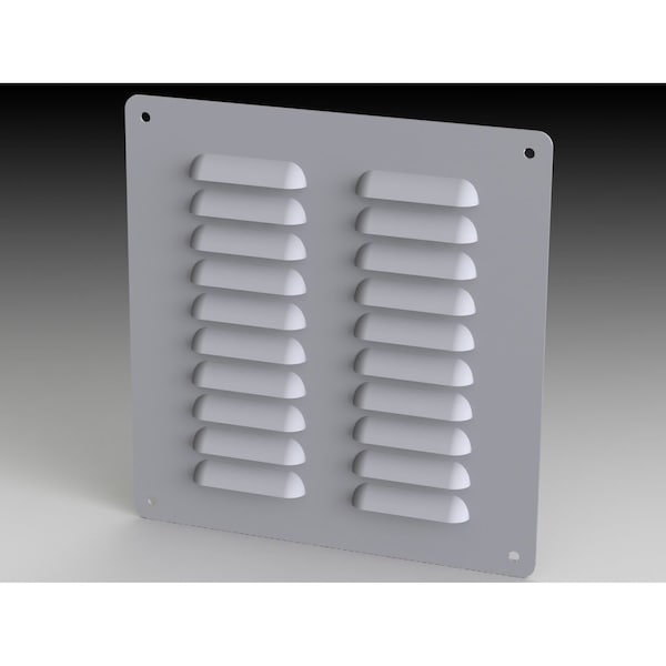 Saginaw Control & Engineering Louver Stand Kit, 7.88 in. H x 7-1/2 in. W x 0.43 in. L, Steel - SCE-AVK66