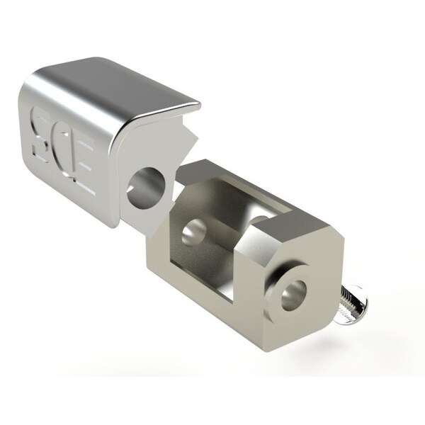 Saginaw Control & Engineering Door Hinge Assembly, 6 in. H x 6 in. W x 1 in. L, 2 PK - SCE-DHA14
