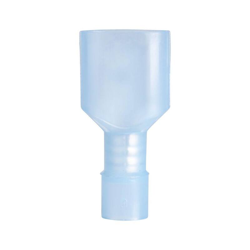 Gardner Bender 1/4 pulg. Conectores de cables totalmente aislados en azul (paquete de 15) - 15-153M