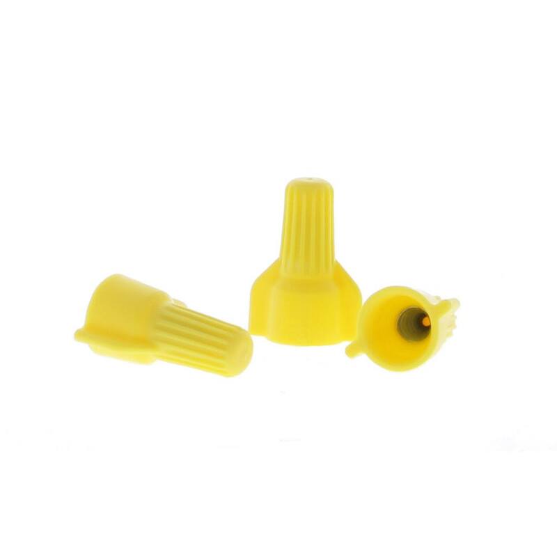 Conectores de cable amarillos IDEAL WingTwist (Bolsa de 500 unidades) - WT51-500B