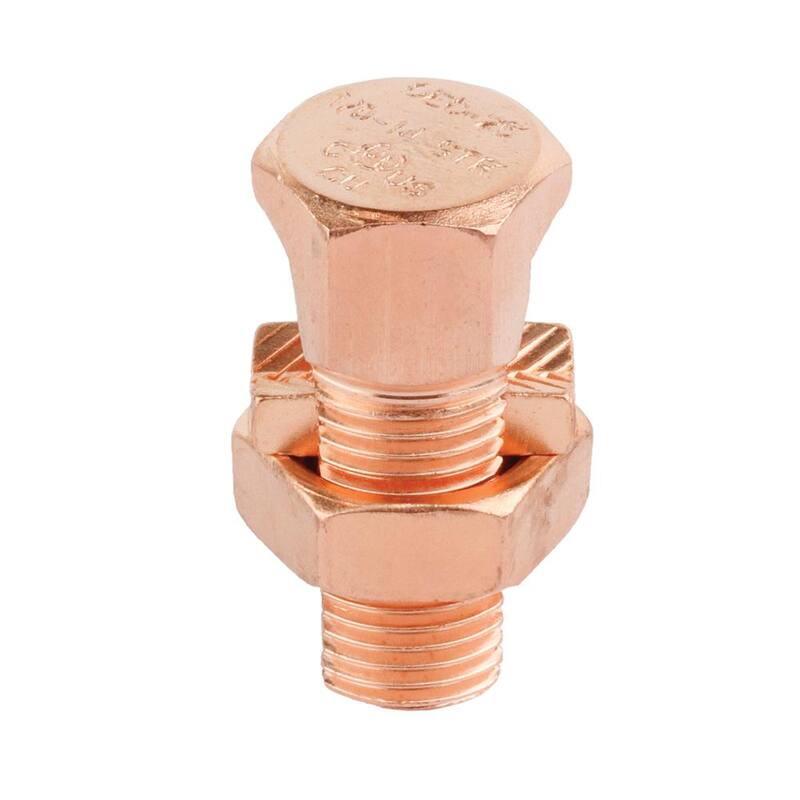 Terminal de empalme dividido de cobre para 4-1/0 AWG eléctrico comercial - GOEC-25