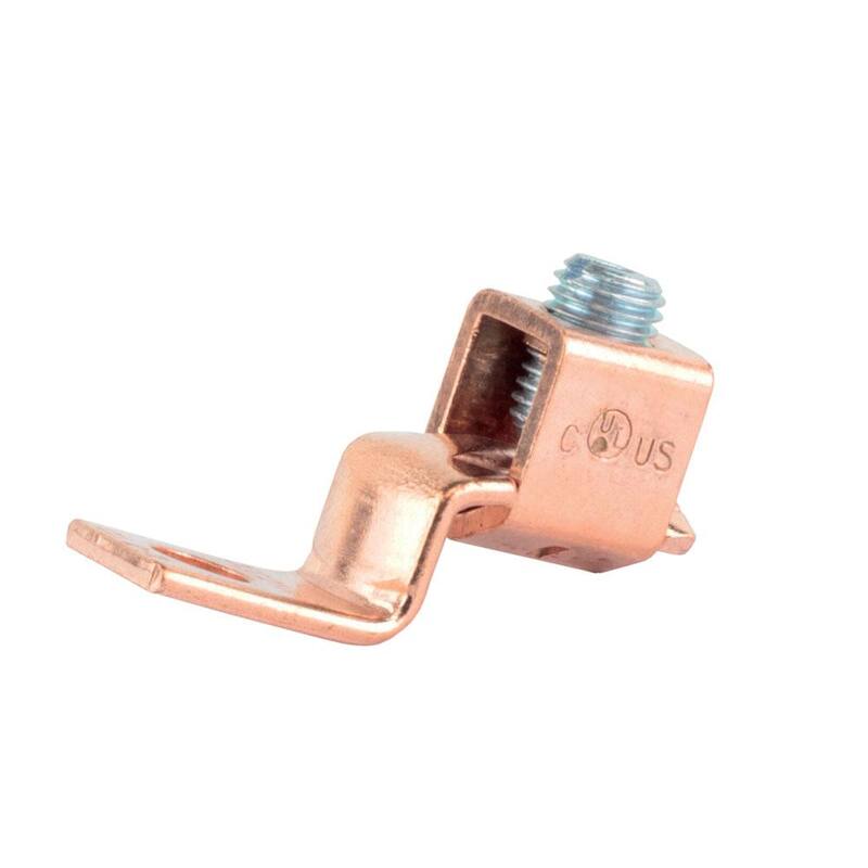 Terminal mecánico de cobre desplazado de 8-2 AWG para uso comercial (paquete de 2) - G21003