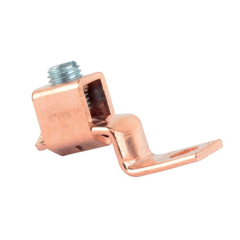 Terminal mecánico de cobre desplazado de 8-2 AWG para uso comercial (paquete de 2) - G21003