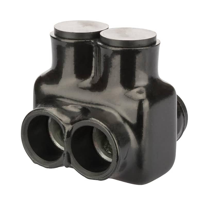 Conector de derivación aislado de 4 AWG Polaris 500 MCM, color negro - IT-500B