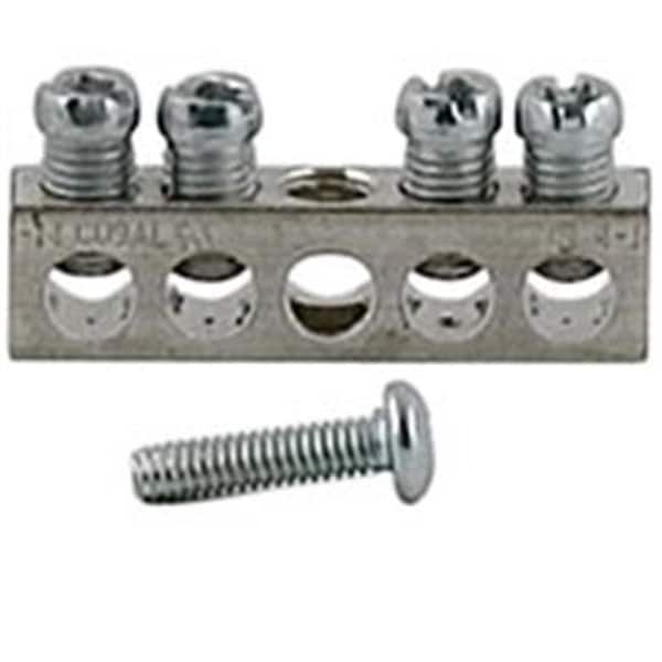 Square D Square D By Schneider Electric PK4GTACP 4 Space Grounding Bar - 6032833