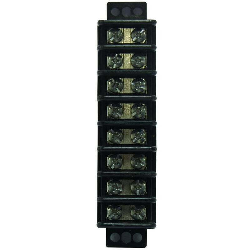Gardner Bender Bloque de terminales de 8 circuitos de 22-10 AWG (1 paquete) - GTB-408