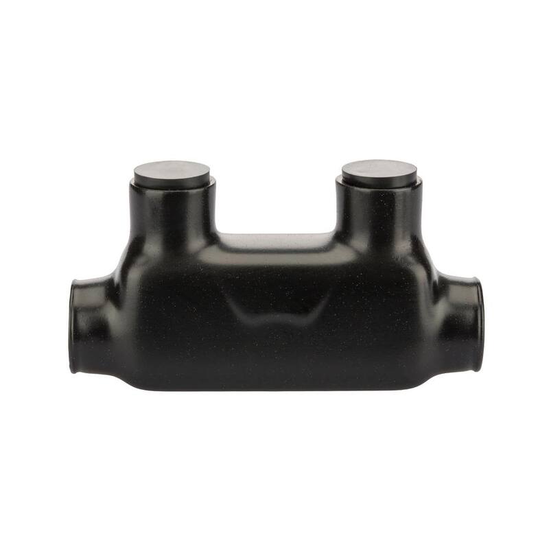 Polaris Splice de Empalme Aislado en Línea Bolsa 1/0-14 AWG, Negro - ISR-1/0B
