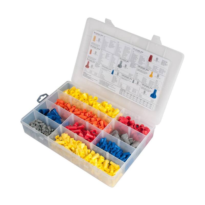 Kit de conectores de alambre Gardner Bender 22-6 AWG (570 piezas) - CK-570CC