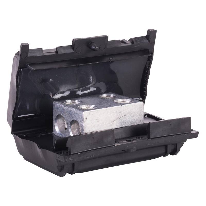 Desconectado 14 - 2 AWG Gel Tap Splice Kit con Conector, Negro - ESGTS-2
