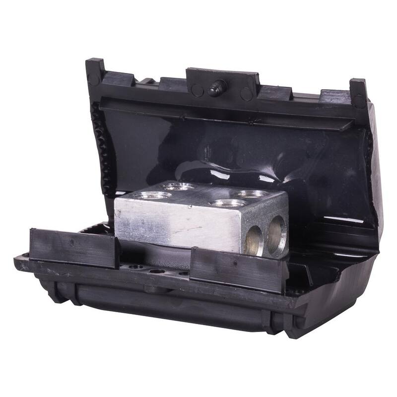 Desconectado 14 - 2 AWG Gel Tap Splice Kit con Conector, Negro - ESGTS-2