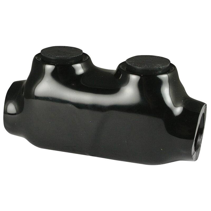 Conector de empalme en línea aislado de múltiples conexiones ASI 3/0-14 AWG, negro - AICD3/0-1