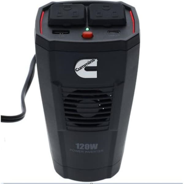 Artificial Intelligenceme 120W Cupholder Power Inverter with Dual AC Outlets DC to AC inverter - AR3476746