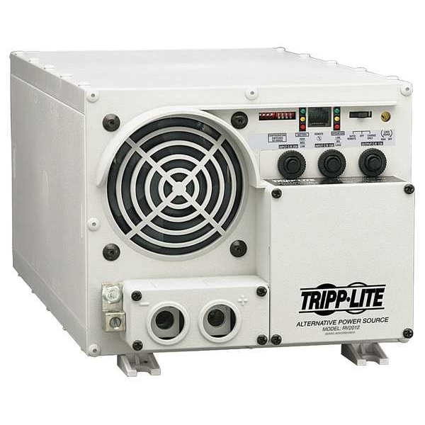 Tripp Lite Power Inverter and Battery Charger, Modified Sine Wave, 3,000 W Peak, 1,500 W Continuous, 1 Outlets - RV1512UL
