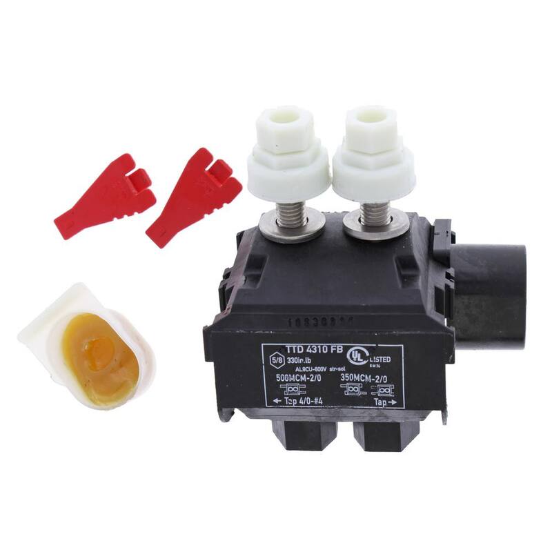 IDEAL Main 500 - 2/0 AWG, Tap 4/0 - 4 AWG Conector de empalme B-Tap - BTC500-4