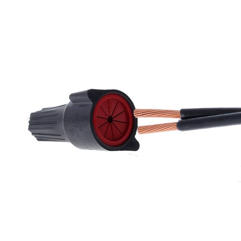 Conector de cable WeatherProof IDEAL Modelo 62 en gris y rojo (caja de 1000) - 30-1362