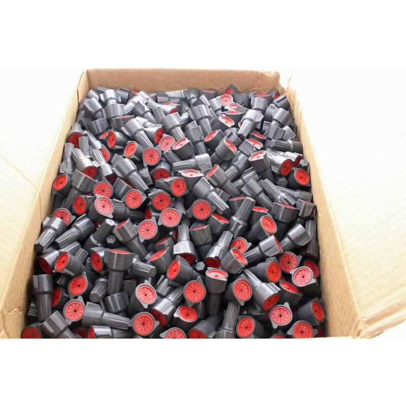 Conector de cable WeatherProof IDEAL Modelo 62 en gris y rojo (caja de 1000) - 30-1362