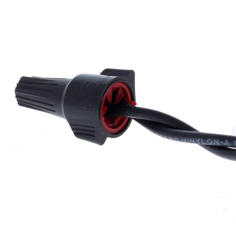 Conector de cable WeatherProof IDEAL Modelo 62 en gris y rojo (caja de 1000) - 30-1362