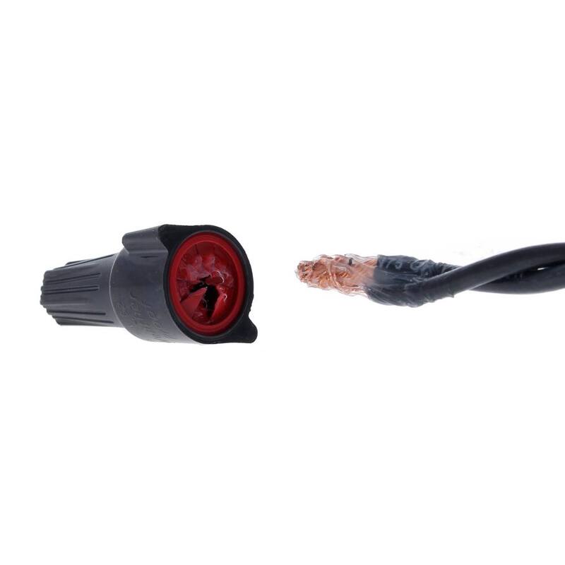 Conector de cable WeatherProof IDEAL Modelo 62 en gris y rojo (caja de 1000) - 30-1362