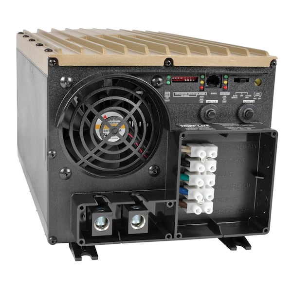 Tripp Lite Power Inverter, Modified Sine Wave, 7,200 W Peak, 3,600 W Continuous, 1 Outlets - APSINT3636VR