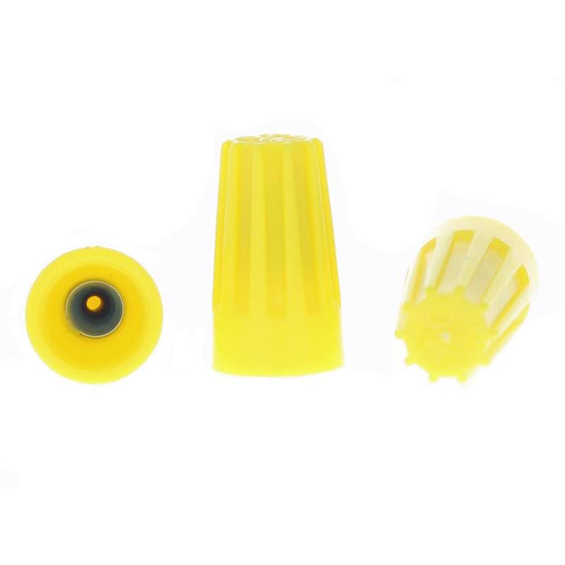 Conectores de cables WIRE-NUT amarillos IDEAL 74B (paquete de 250) - 30-1074J