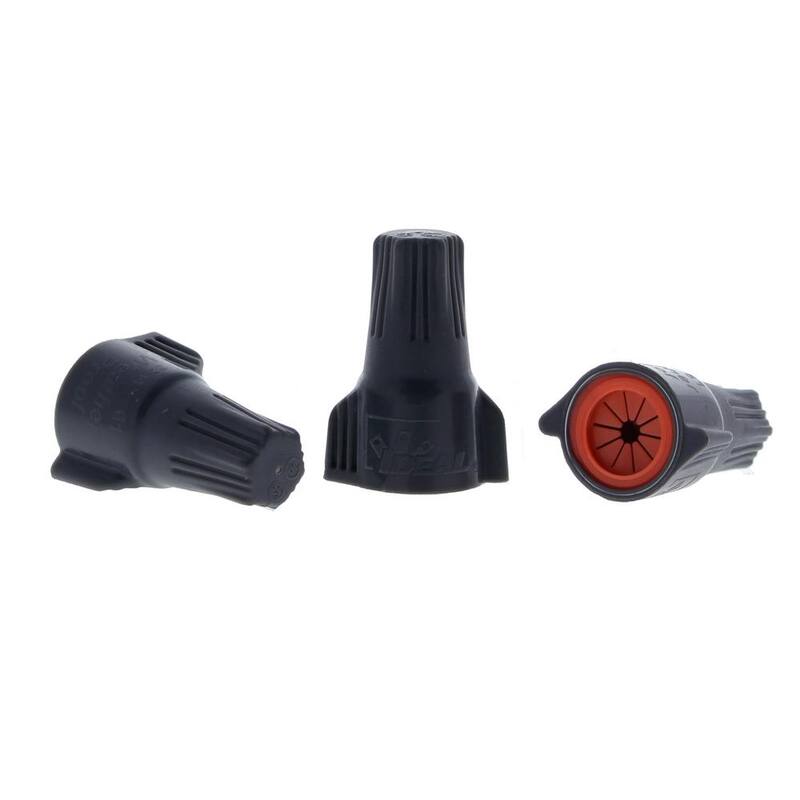 Conector de cables IDEAL WeatherProof Modelo 61 en gris y naranja (caja de 1000) - 30-1361