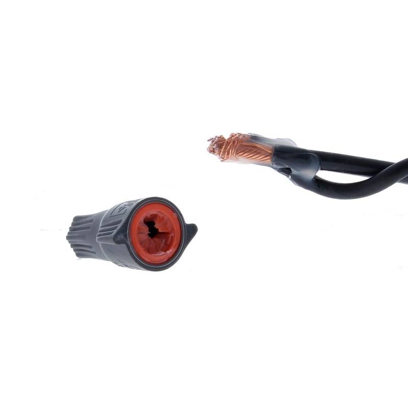 Conector de cables IDEAL WeatherProof Modelo 61 en gris y naranja (caja de 1000) - 30-1361