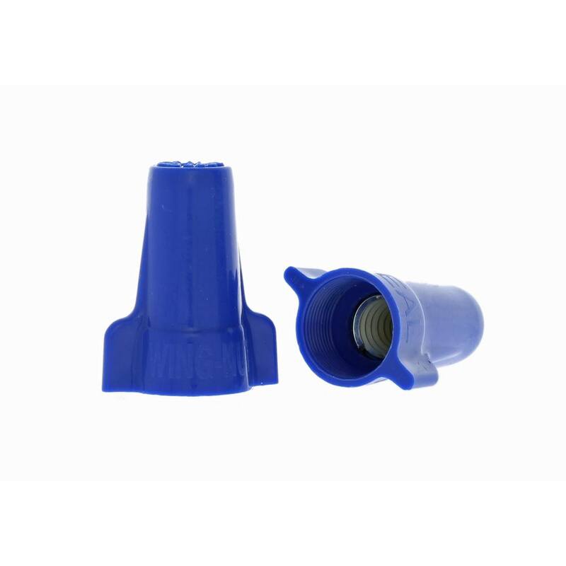 Conector de alambre IDEAL 454 Wing-Nut, Azul (100/Bolsa) - 30-654