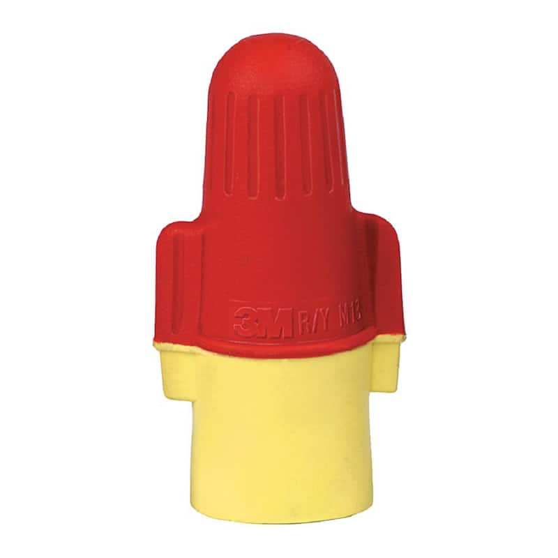 Conector a prueba de malos contactos 3M Performance Plus, Rojo/Amarillo (Caja de 10) (100 por Bolsa) - R/A+Bolsa