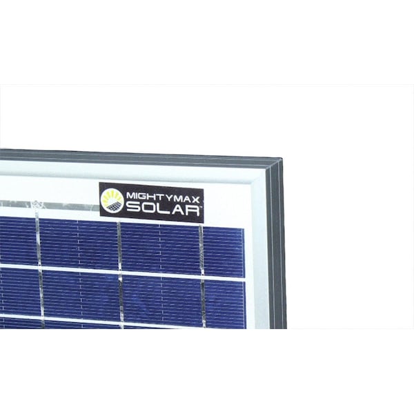 Mighty Max Battery Polycrystalline Solar Panel, 20 W, 12V - MAX3829287