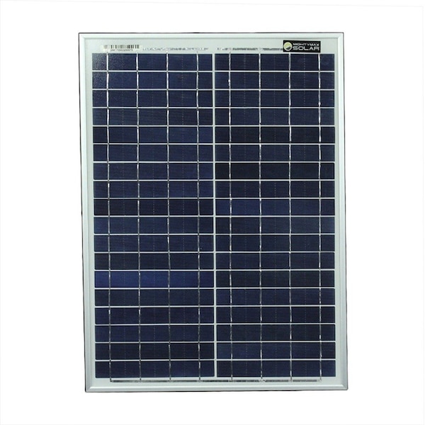 Mighty Max Battery Polycrystalline Solar Panel, 20 W, 12V - MAX3829287