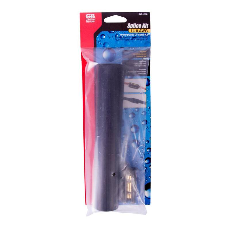 Kit de empalme subterráneo de Gardner Bender con tubo retráctil para cables UF - HST-1300