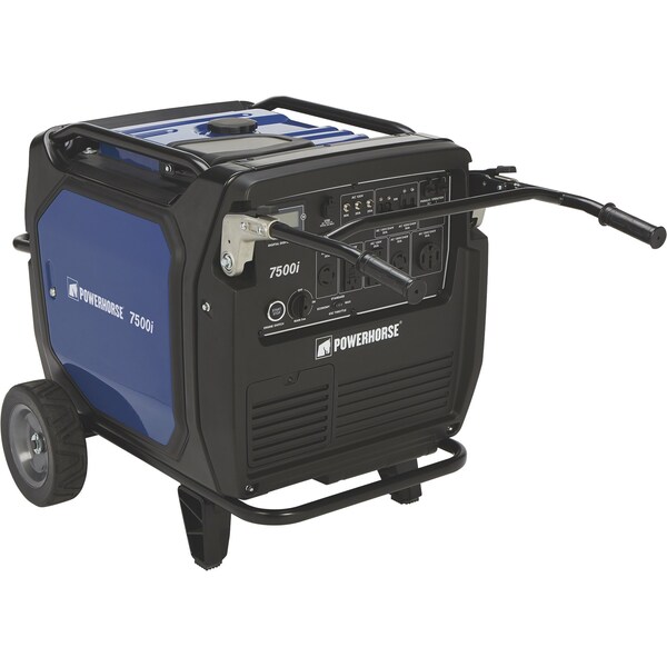 Powerhorse Generator | Inverter | 7,500 Surge Watt | Electric Start - 74006