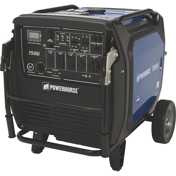 Powerhorse Generator | Inverter | 7,500 Surge Watt | Electric Start - 74006